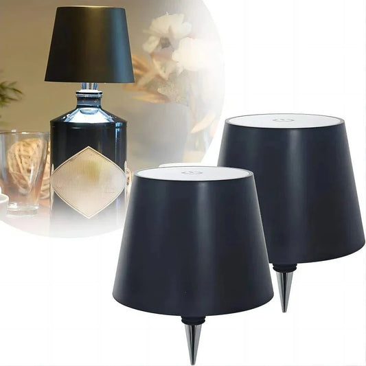 Luxury Bottle-Mounted Touch Lamp