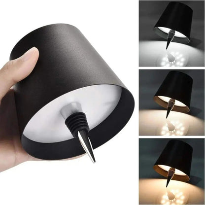 Luxury Bottle-Mounted Touch Lamp